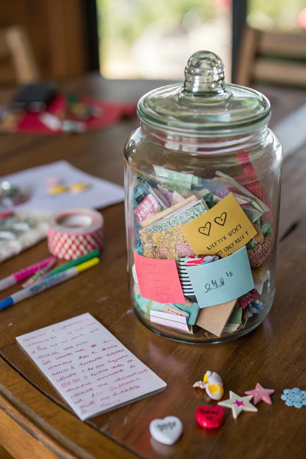 A remembrance vessel to hold valued instances.