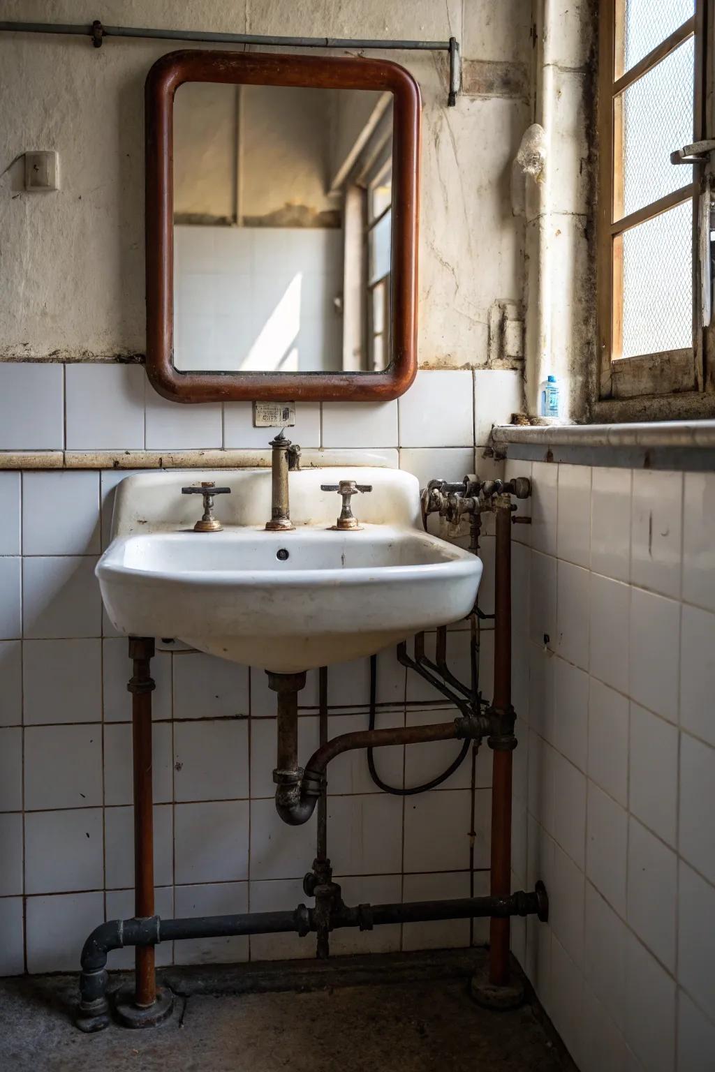 Deep basin sinks offer vintage appeal and functionality.