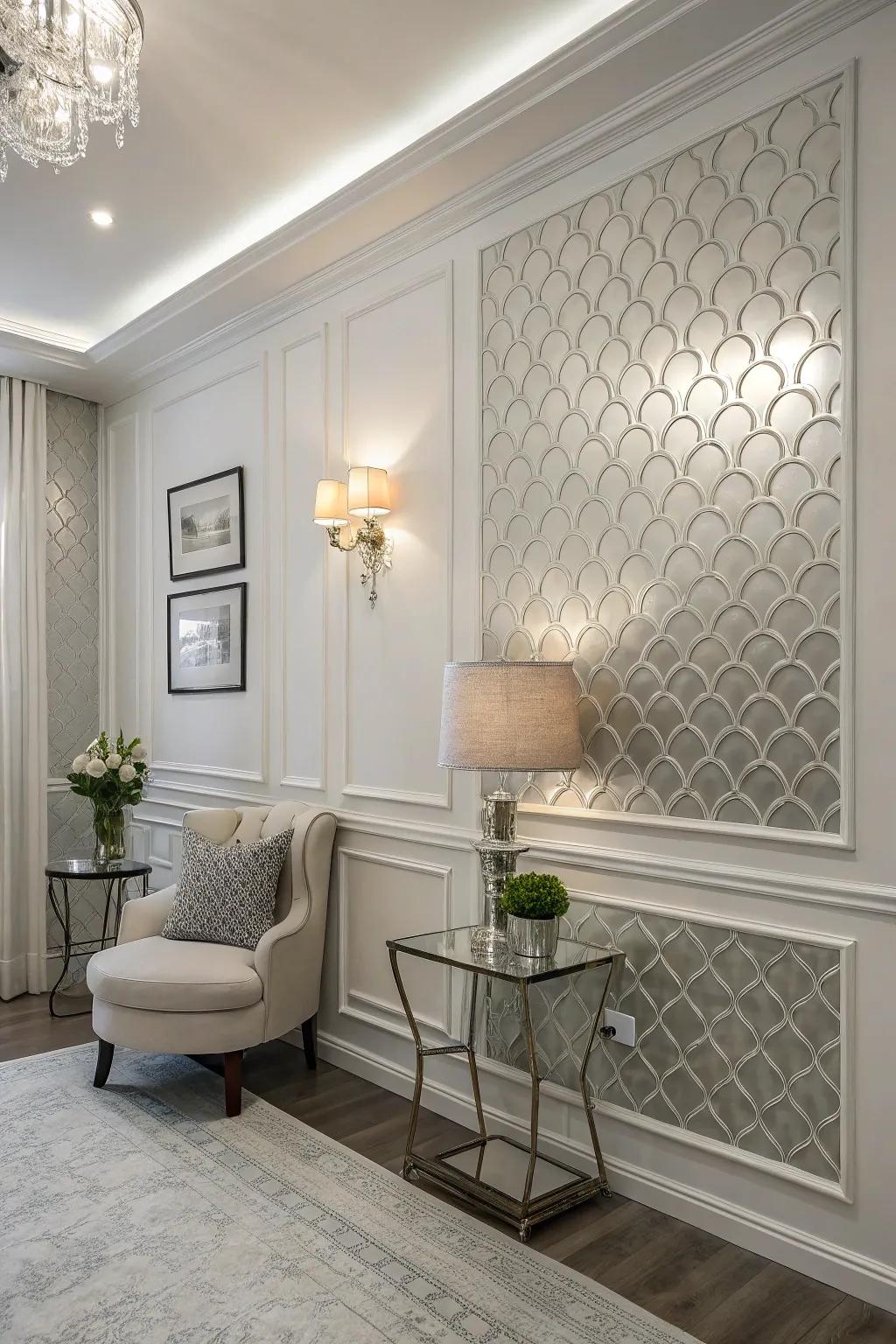 Make a statement using a breathtaking feature wall.