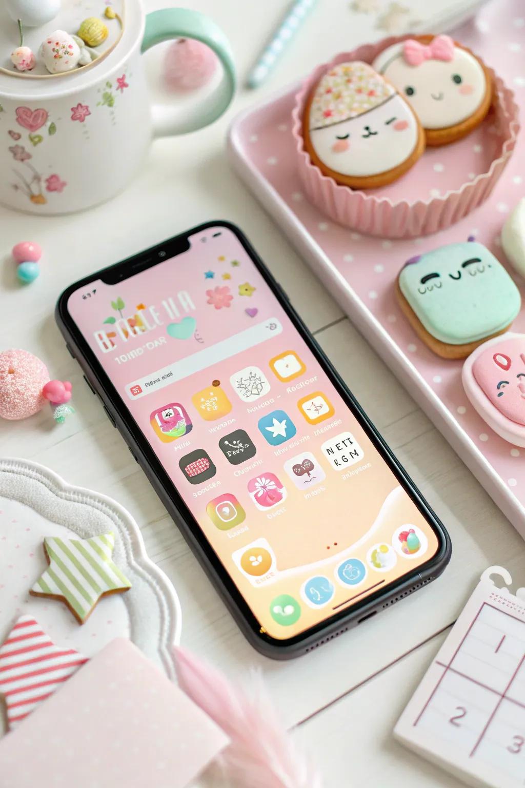 Charming themed icons deliver a touch of whimsy and joy.