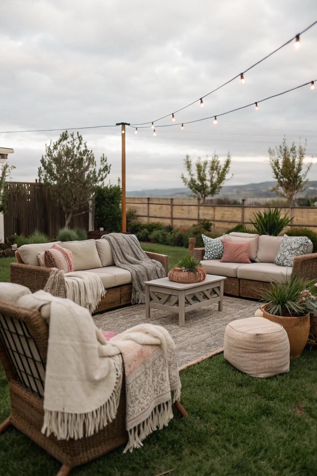 A relaxation spot provides a comfortable retreat for guests to unwind.