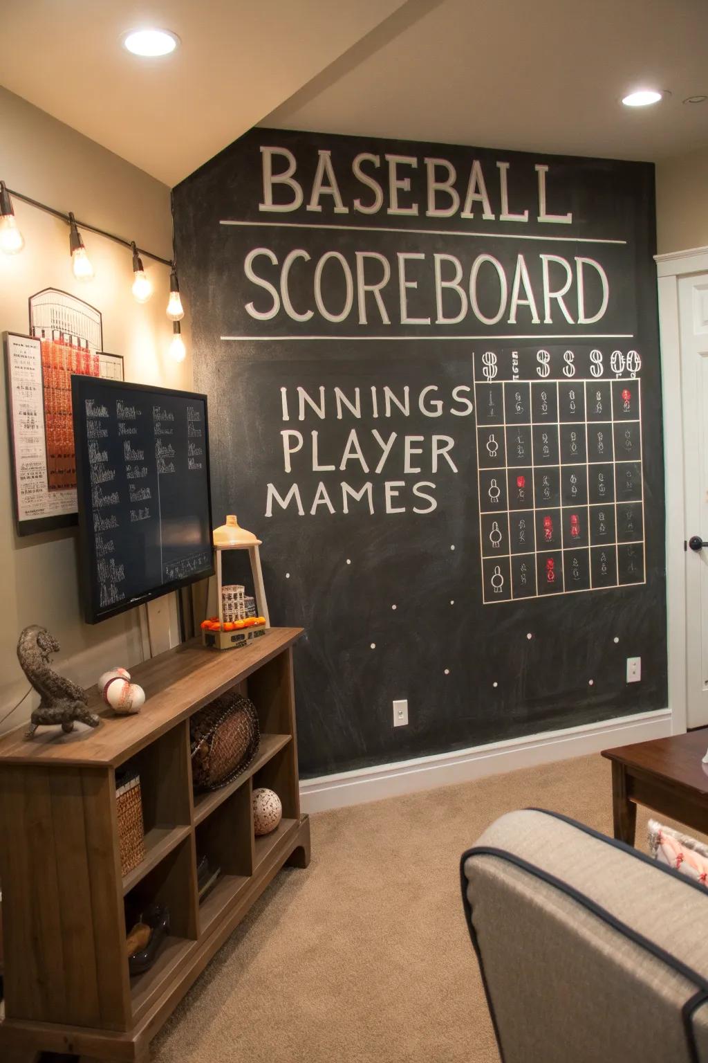 Encourage creativity with interactive baseball-themed elements.