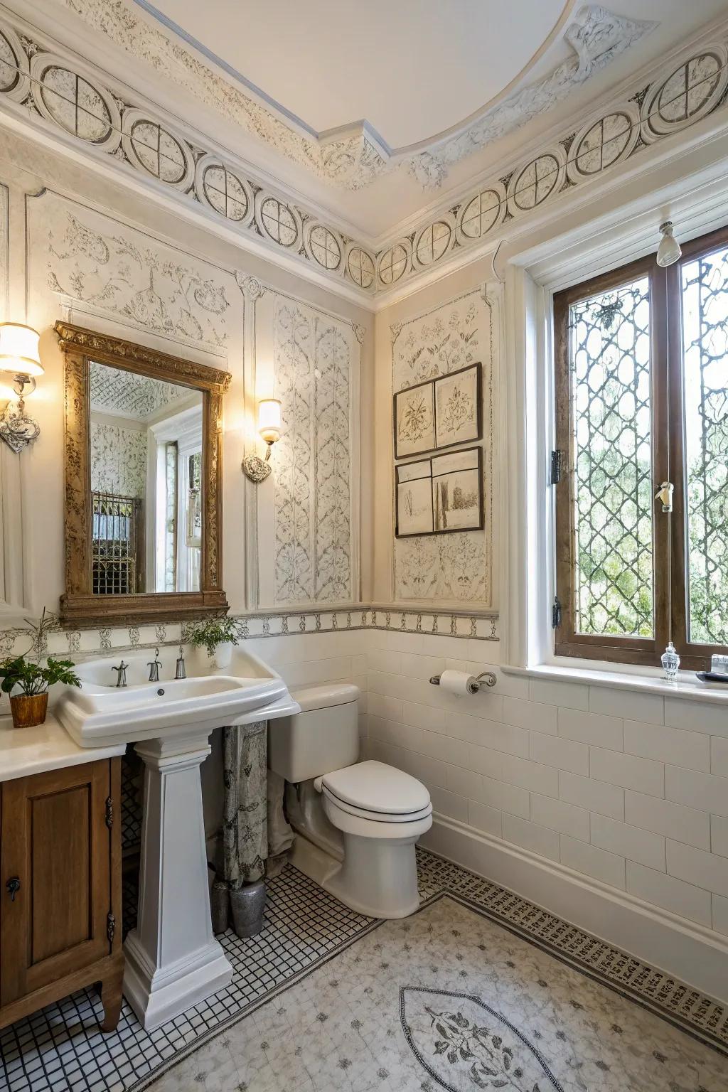 Period-inspired designs lend traditional charm.