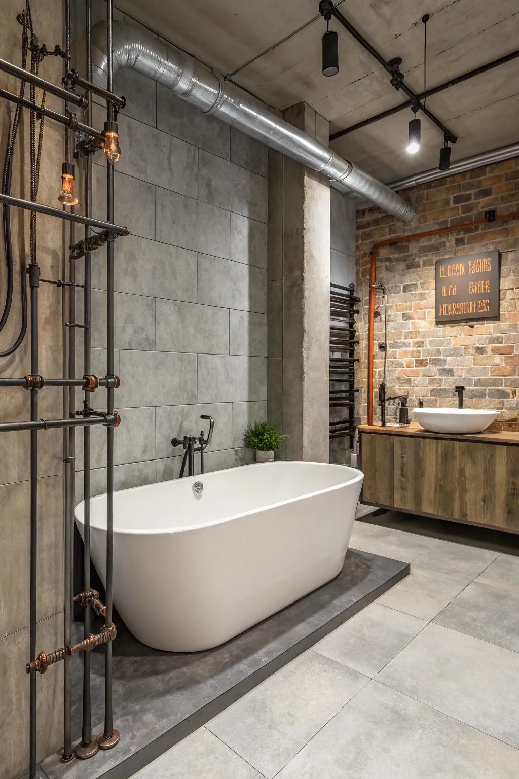 Modern sharpness presented by city modern cement tiling