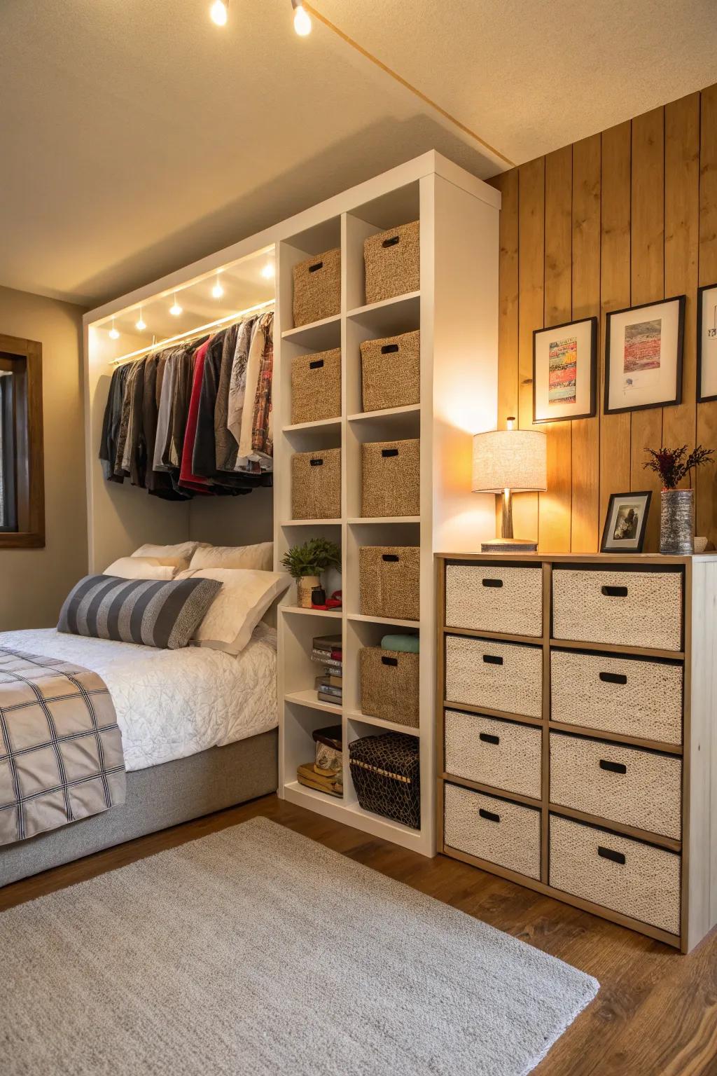 Enjoy versatility using adaptable units.