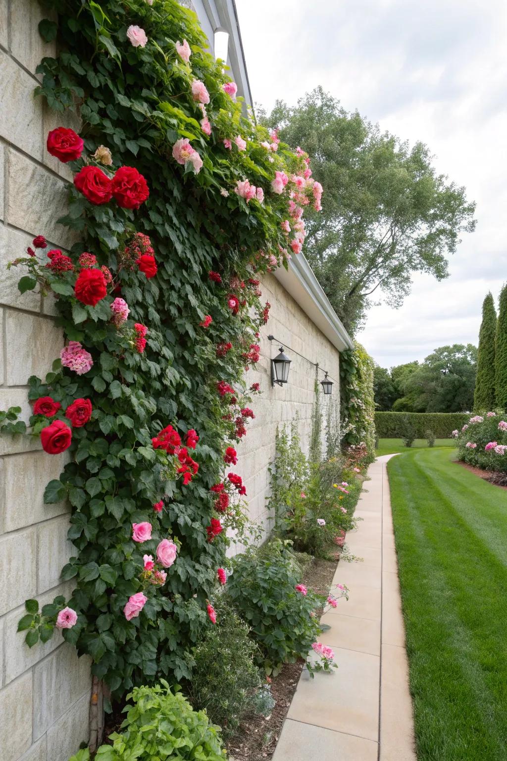 Vertical gardens optimize space and enhance aesthetic appeal.