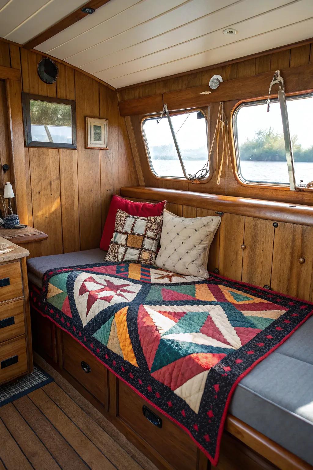 A showpiece anchors the aesthetic of your cabin.