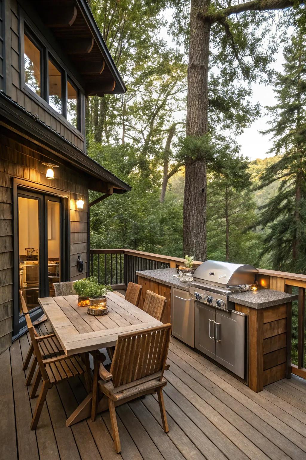 An <strong><em>outdoor kitchen</em></strong> elevating the <strong><em>deck</em></strong> encounter.” loading=”lazy” class=”pimg”>
	</picture><figcaption>An <strong><em>outdoor kitchen</em></strong> elevating the <strong><em>deck</em></strong> encounter.</figcaption></figure>
<p>Outfit your <strong><em>deck</em></strong> with an <strong><em>outdoor kitchen</em></strong> to convey your culinary escapades outside. It’s a game-changer for hosting summer barbecues!</p>
<h3>Possibly helpful picks:</h3>
<ul class=