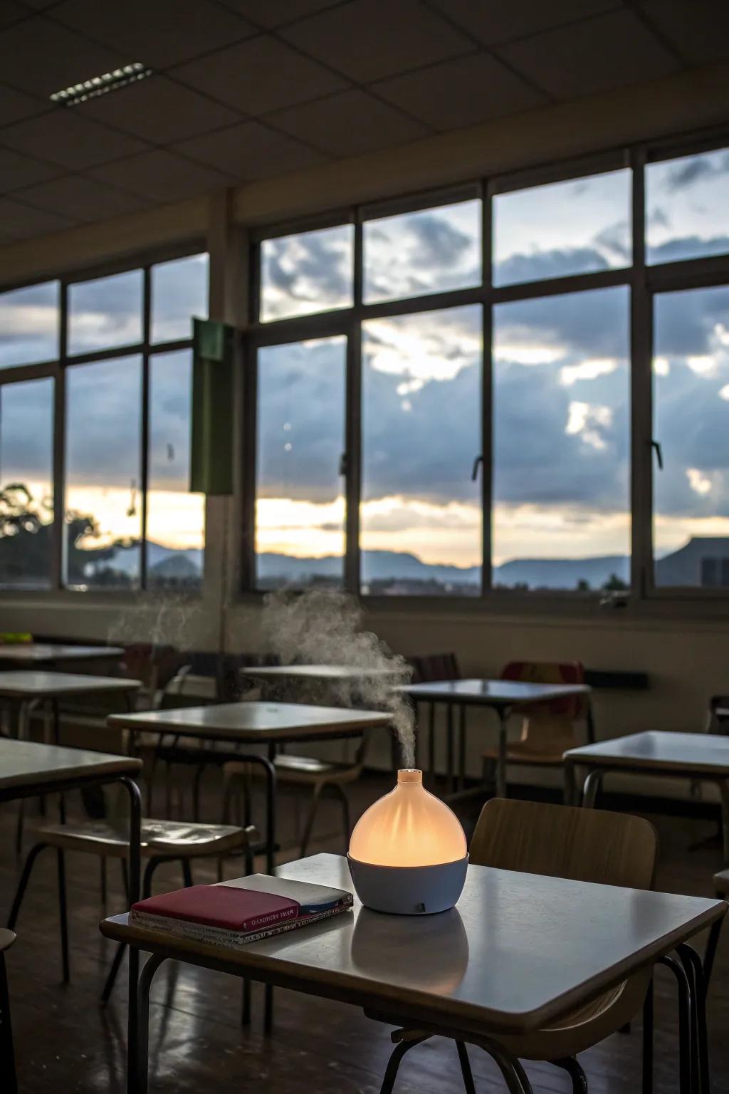 Scent therapy can magnify the calming aura of a classroom.