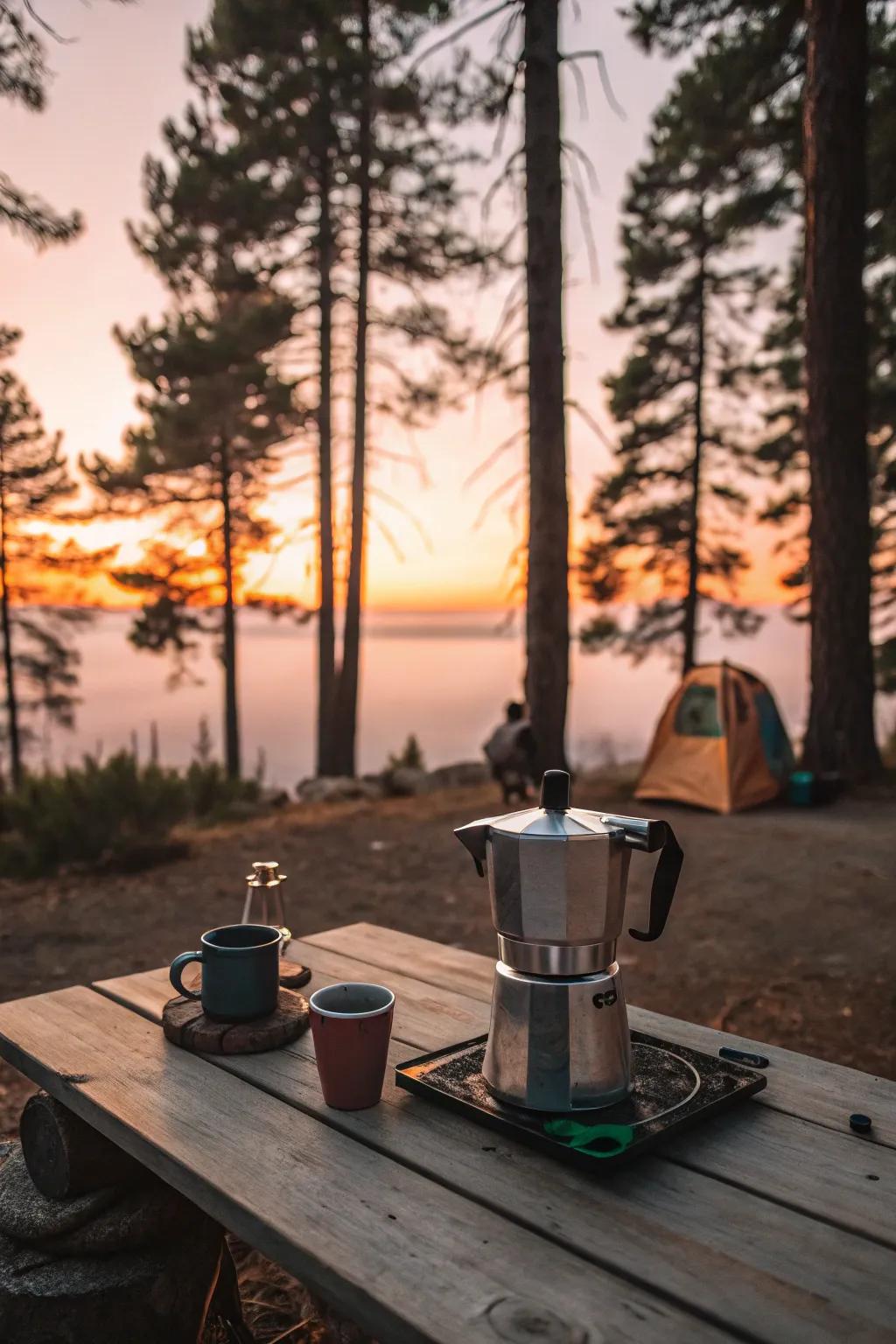 Brew a best cup of coffee in the wild.