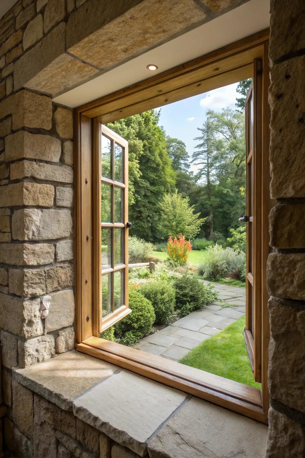 Create a natural feel using earthy elements.