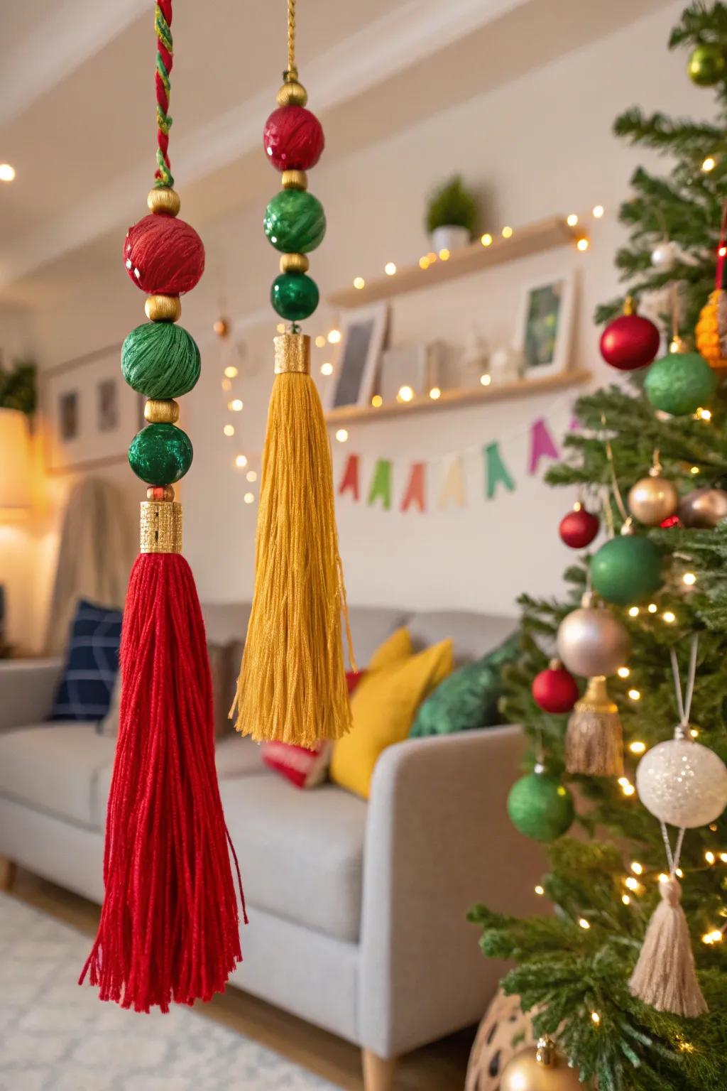 Whimsical elements that introduce a playful touch to holiday decor.