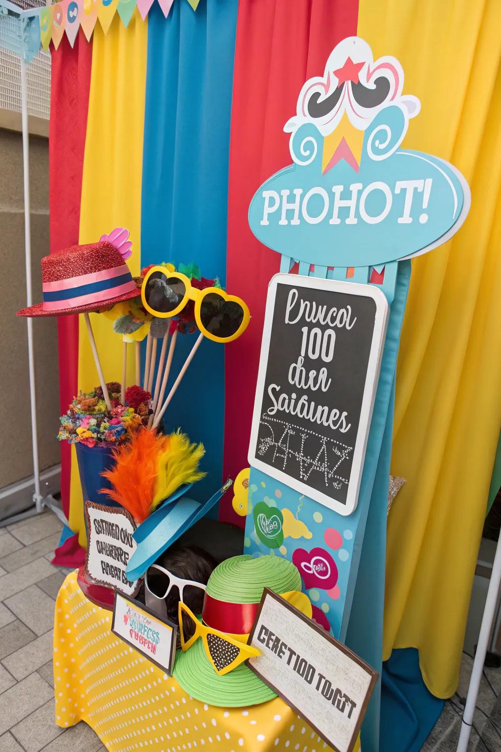 A spirited station capturing jubilant celebration instances.