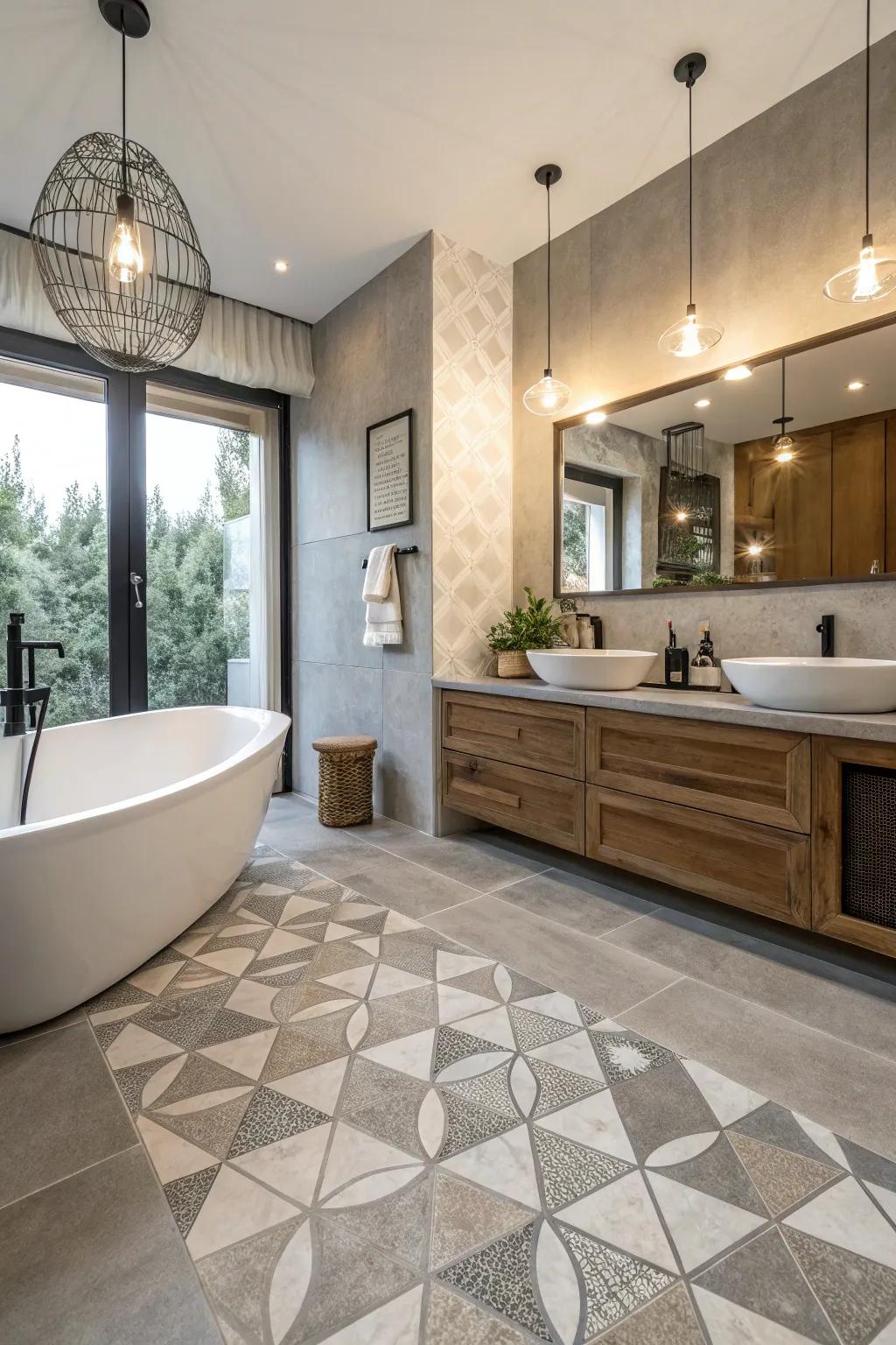 Individual pieces provide creative freedom in design and color.