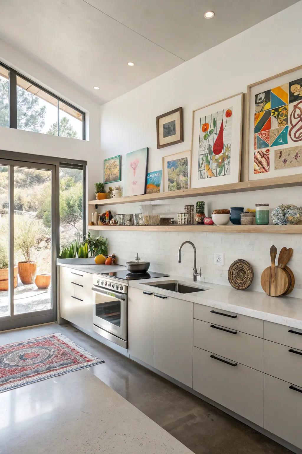 Unique details are what personalize the kitchen.