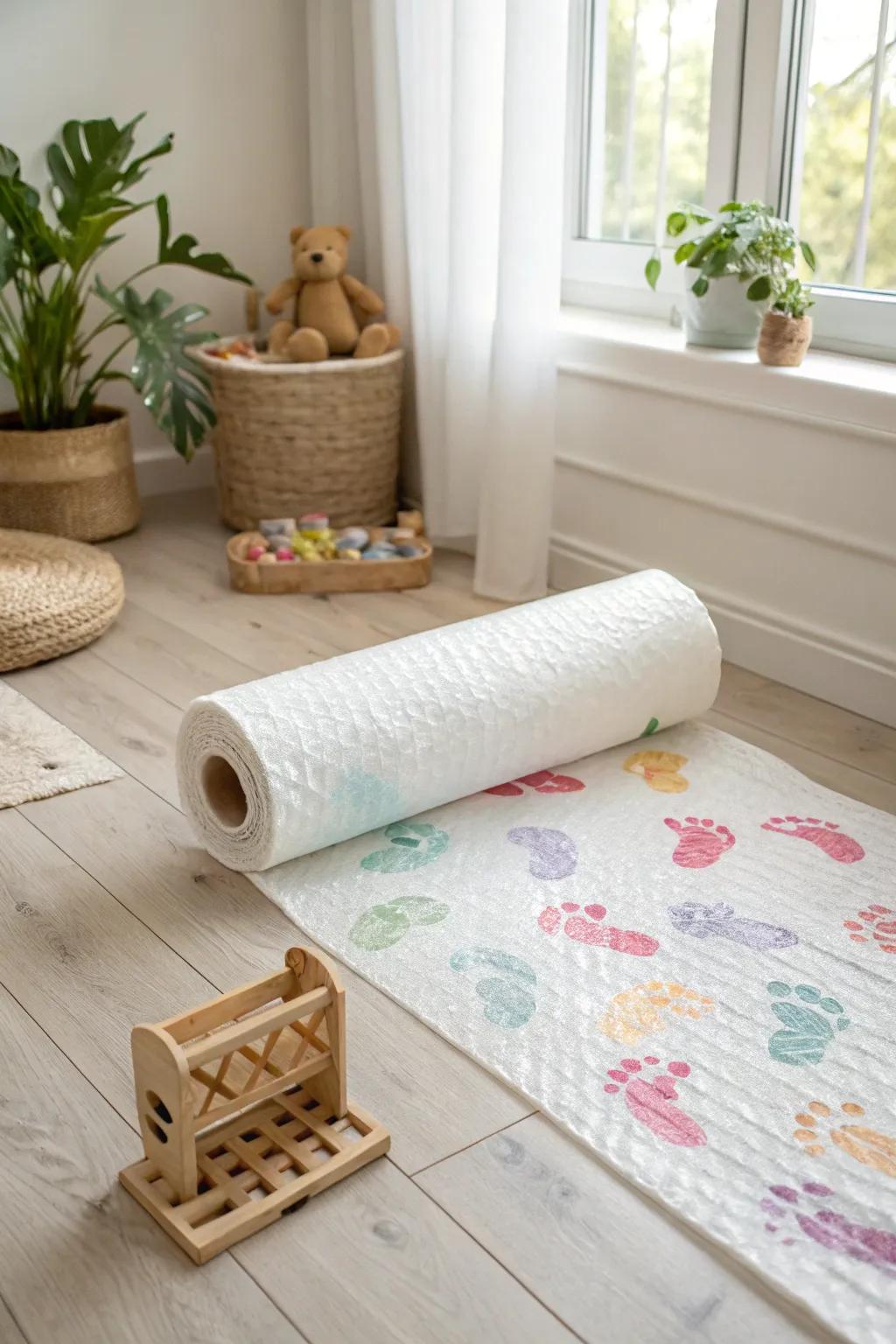 Unleash imagination using jubilant stomp painting&mdash;where laughter harmonizes with artistry!