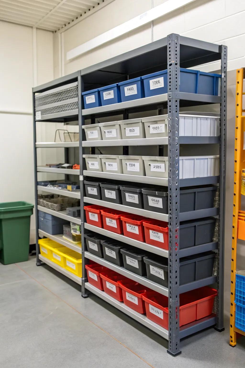 Racks you can move offer storage that’s flexible and changes with you.