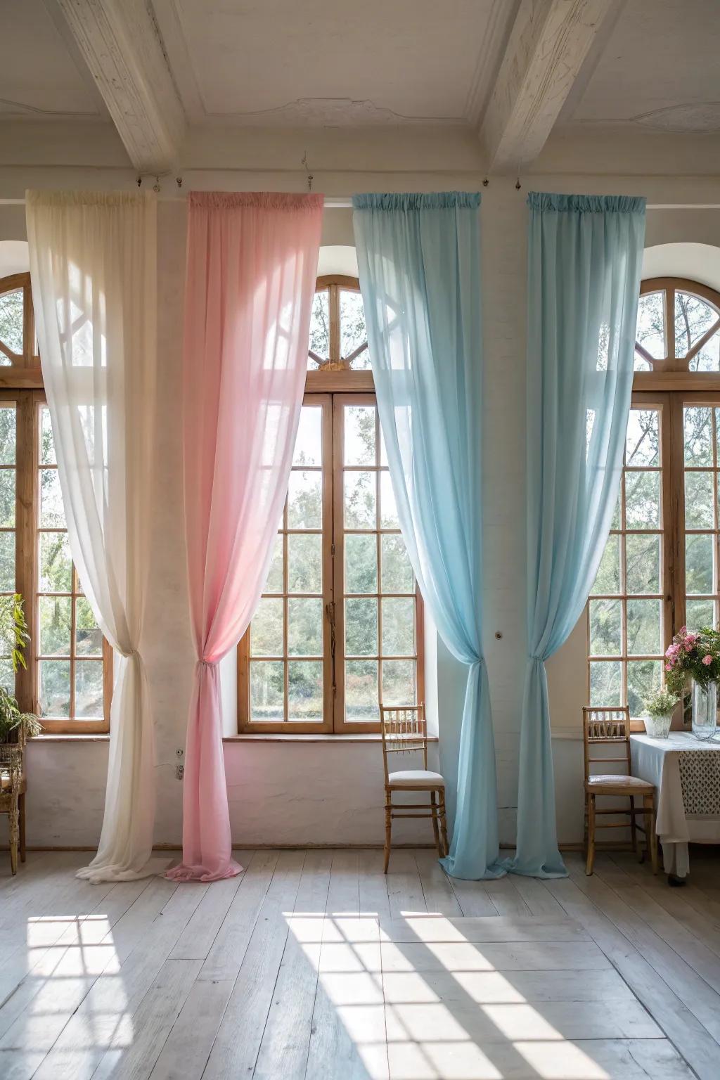 Soft pastels foster calmness and tranquility in your space.