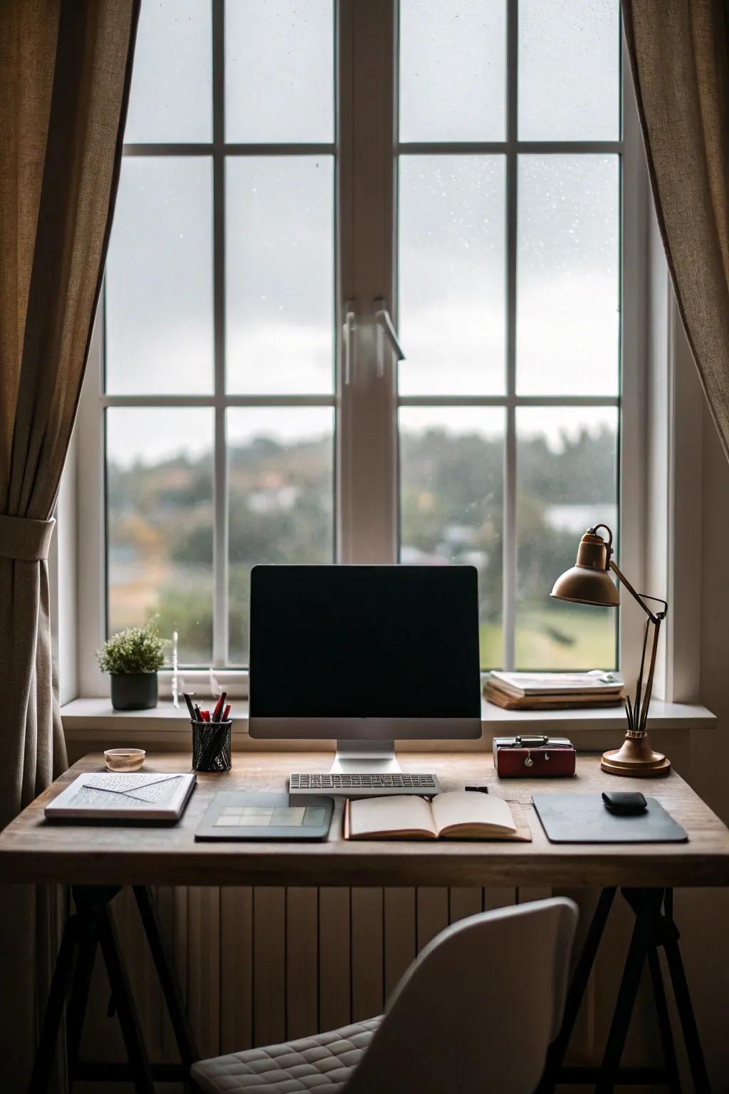 Balance in design creates a harmonious workspace.