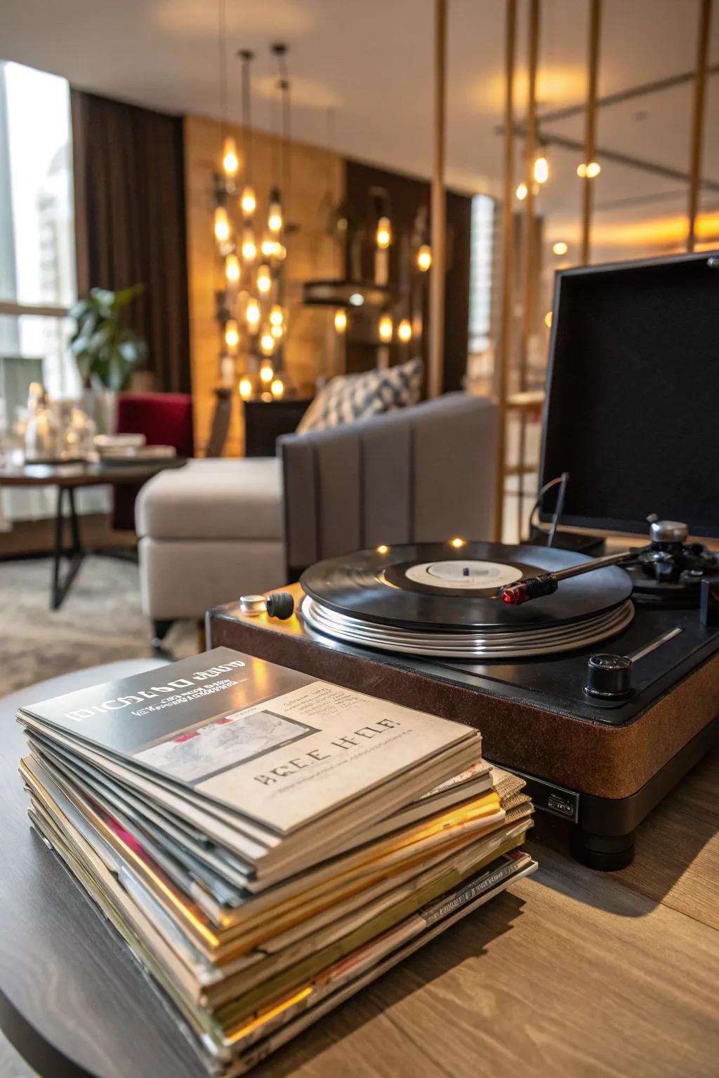 A curated playlist of 70s disco hits sustains the party's vitality.