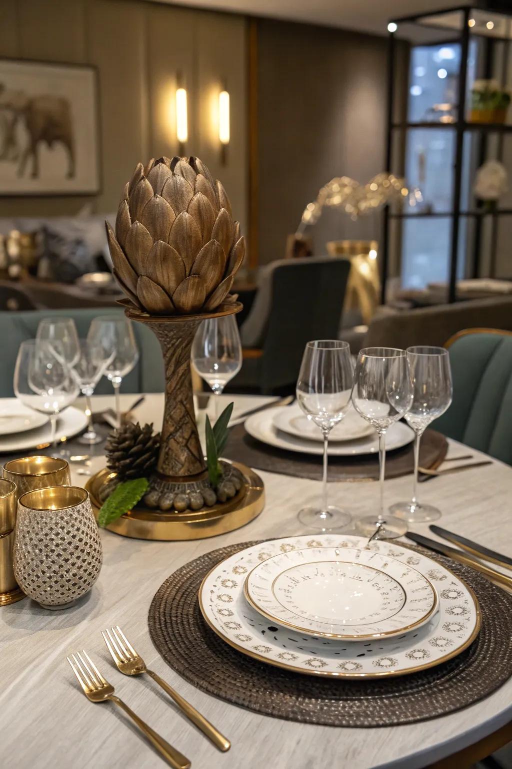 Distinctive statement pieces can be bold proclamations and conversation starters.