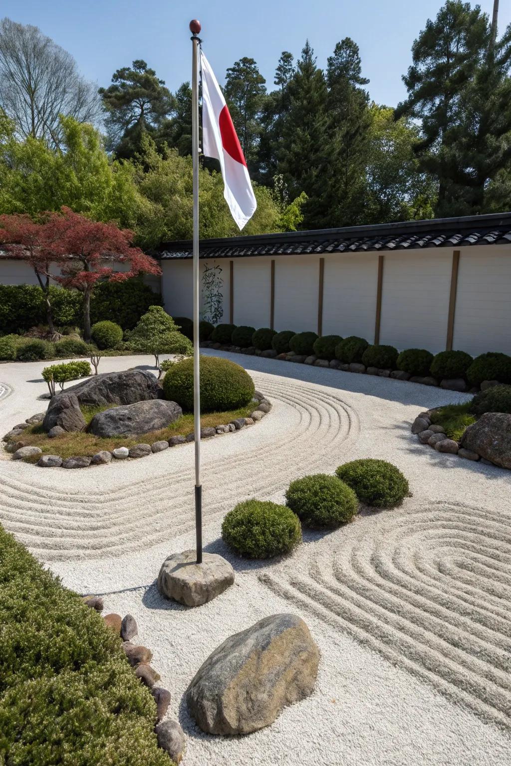 Zen gardens offer a serene and reflective space.