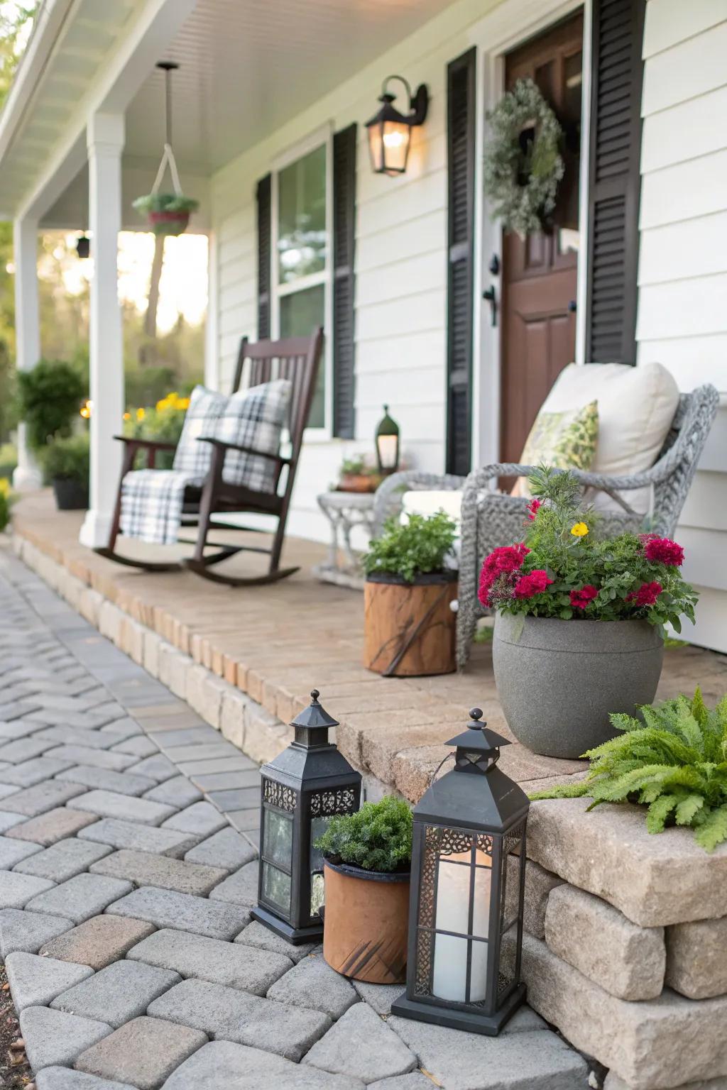 A DIY endeavor injects personal appeal into your porch.