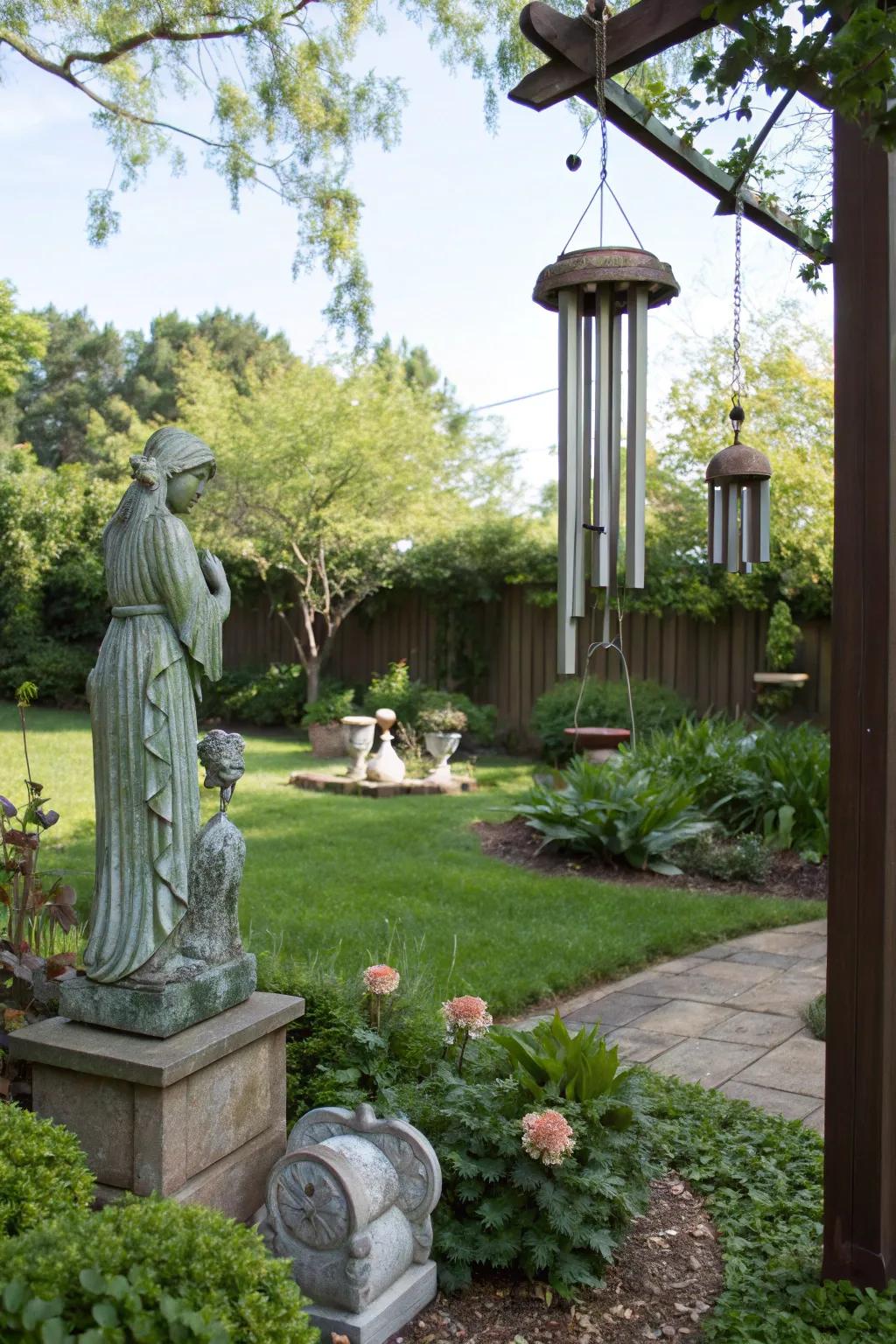 Artistic accents add whimsy and personality.