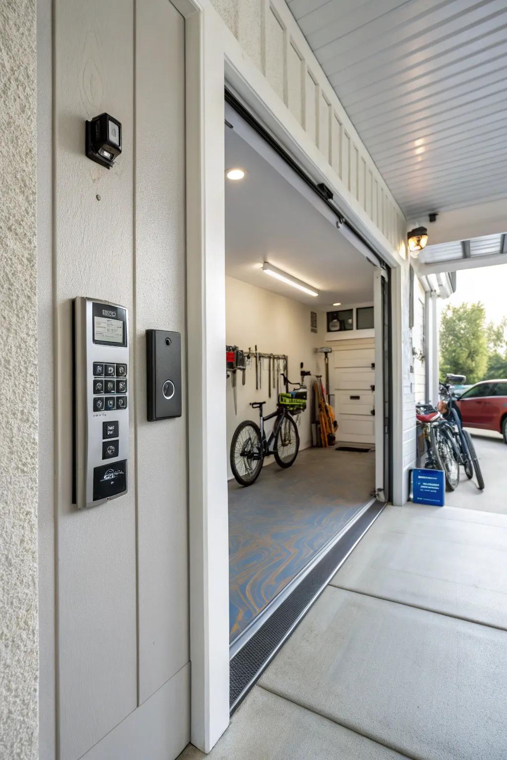 Intelligent technology adds convenience and a modern touch to your entryway.