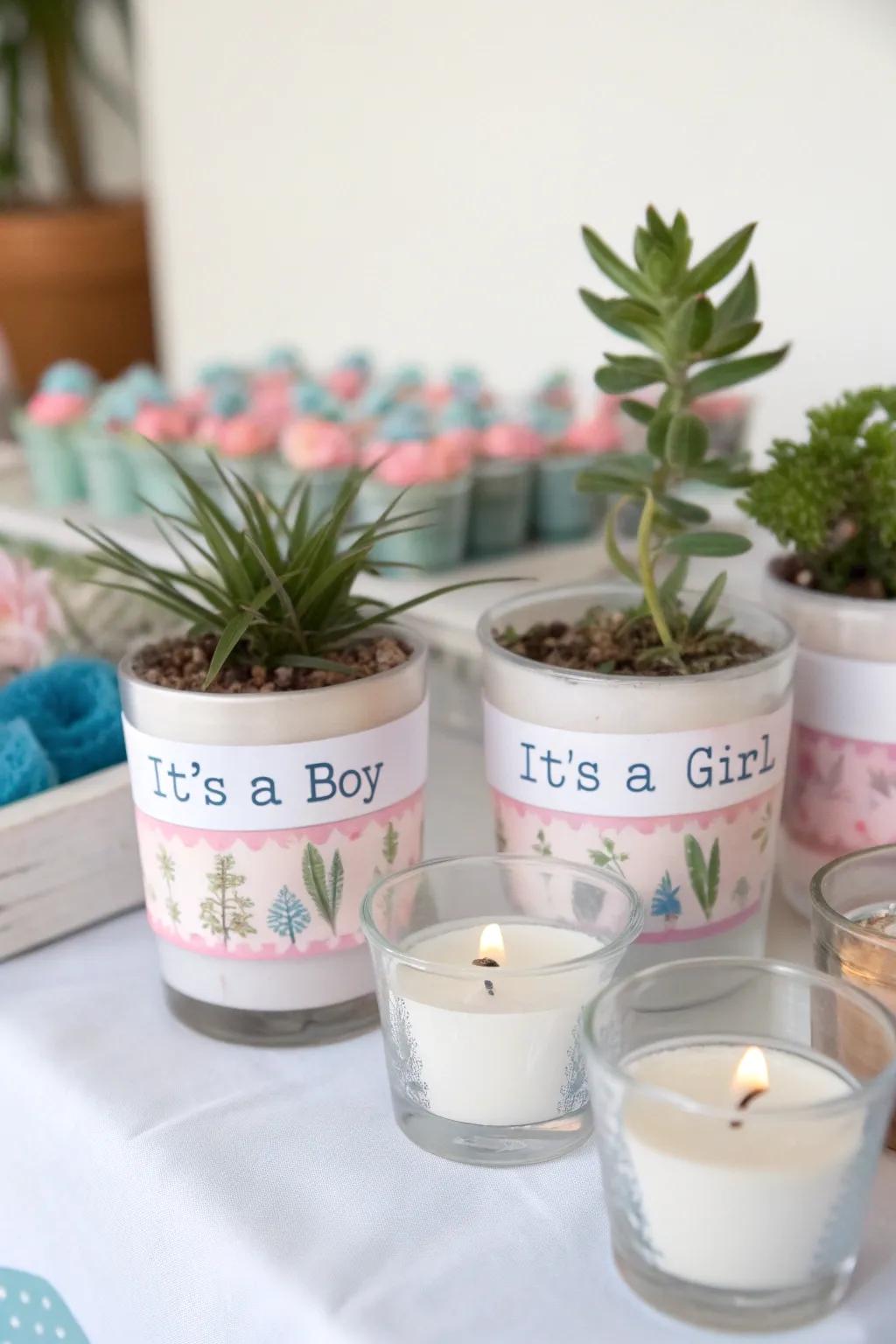 Thoughtful favors for your guests.