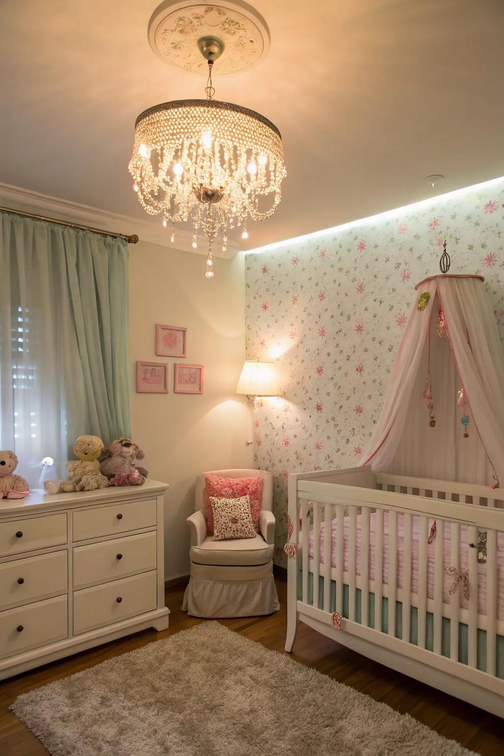 Varied lighting provides customizable ambiance.