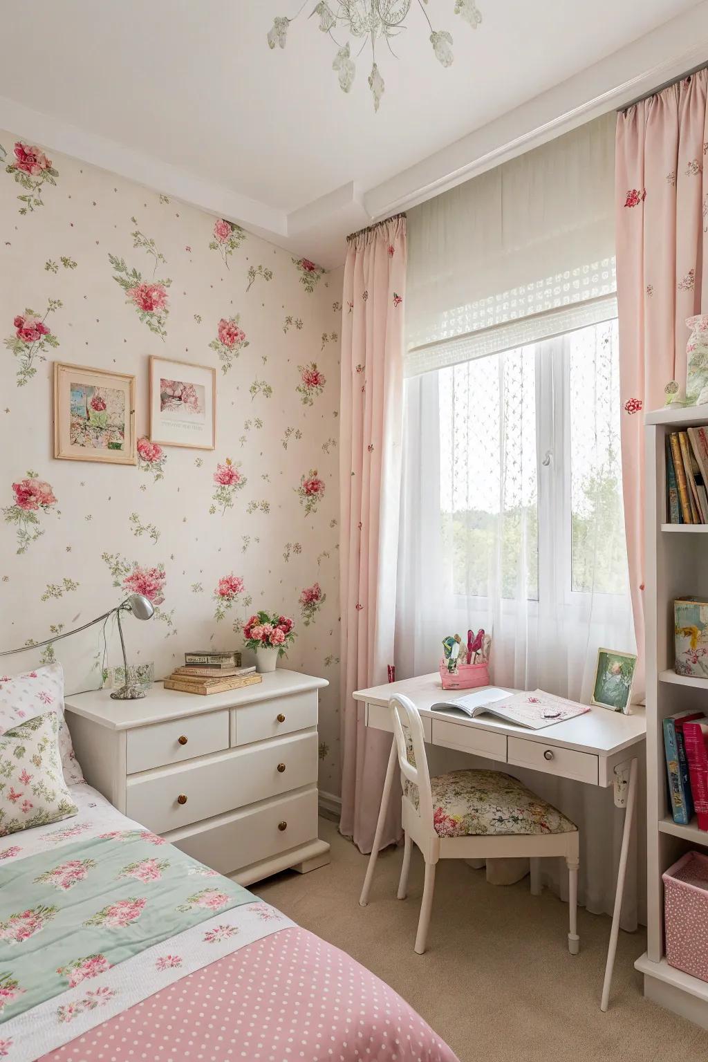 Plant motifs bring nature and freshness indoors.