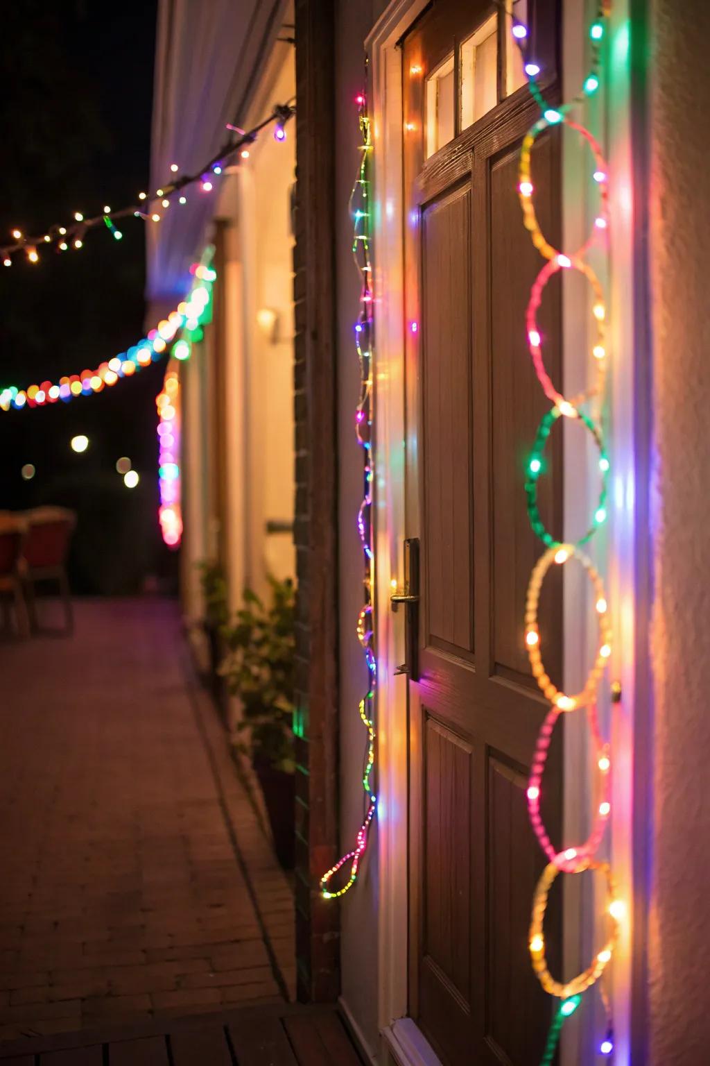 With DIY glowing garlands, you can illuminate any space.