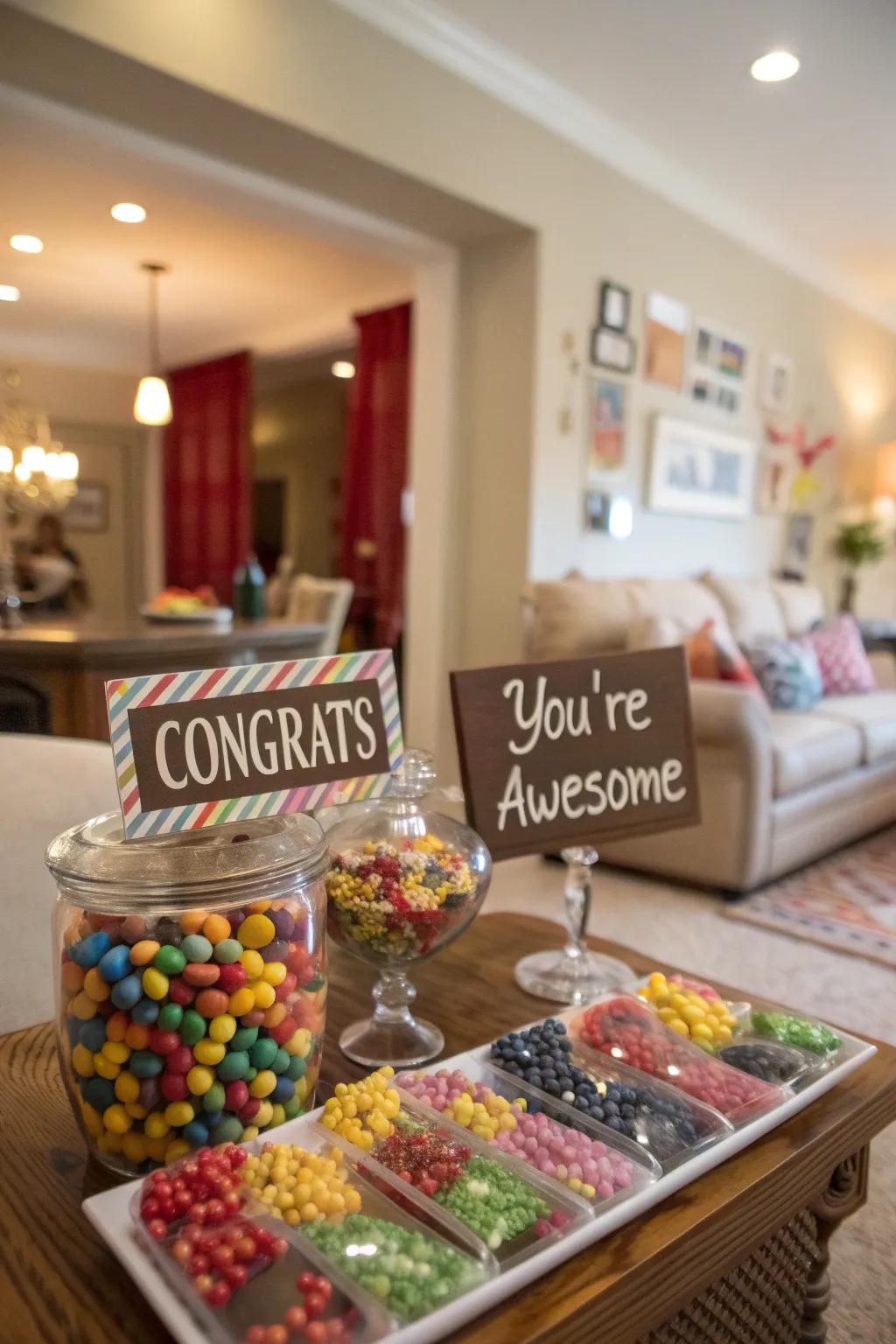 Sweets laden with kind missives append an intimate dimension to your festivity.