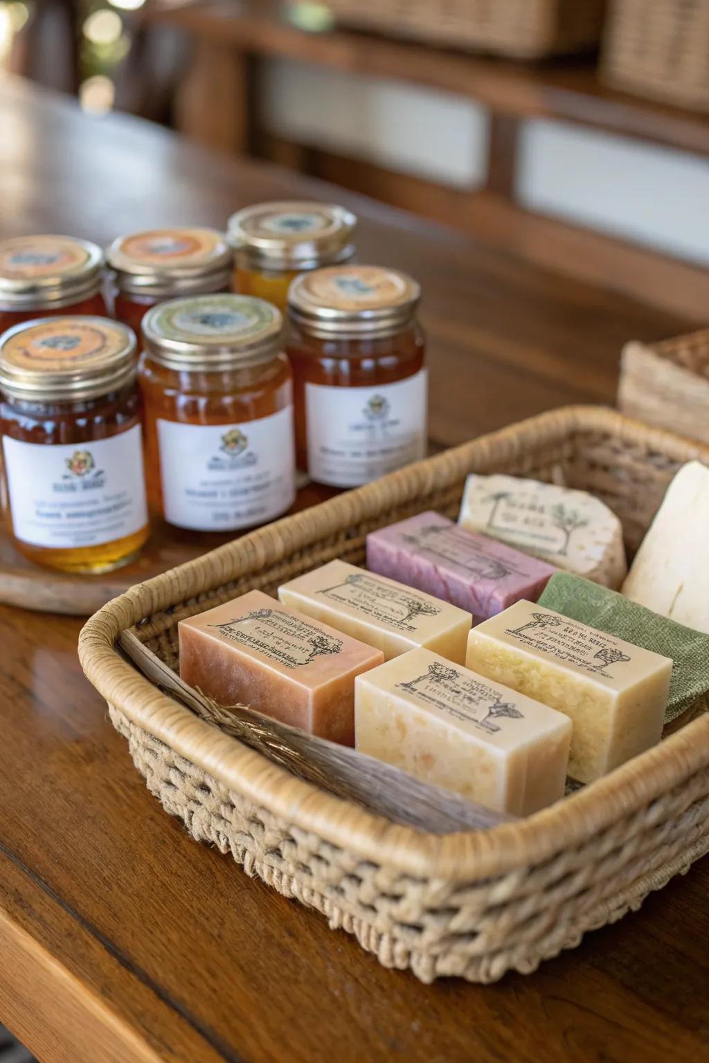 Artisan products to give guests a taste of local culture.