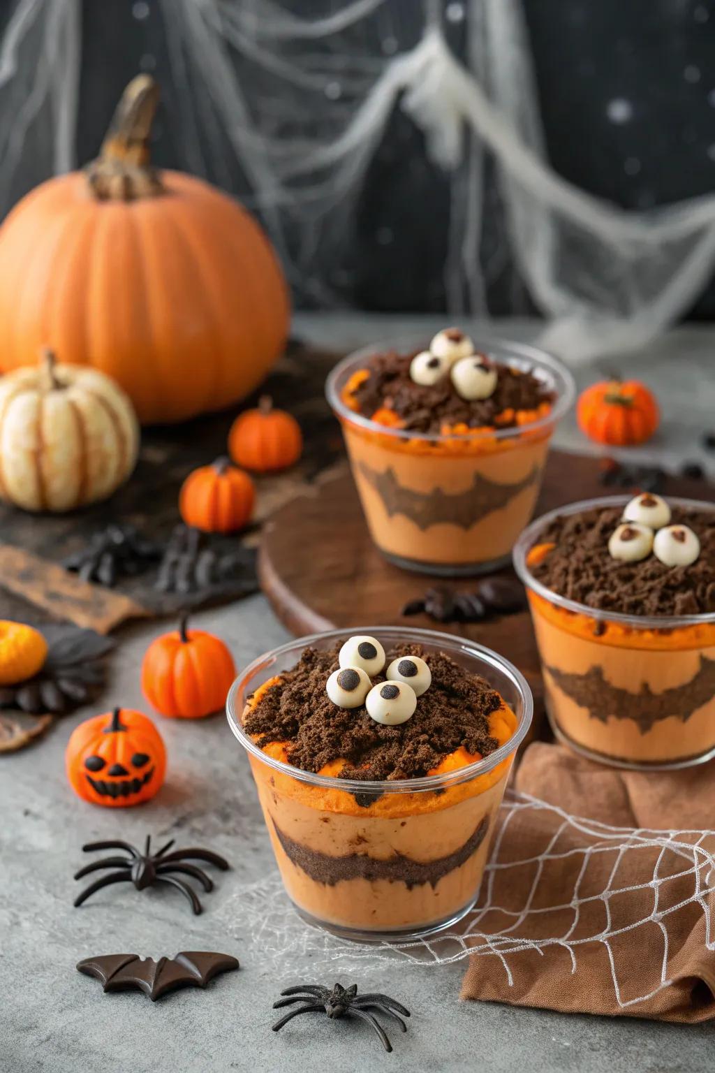 Squash dessert bowls that are both delightful and scrumptious.