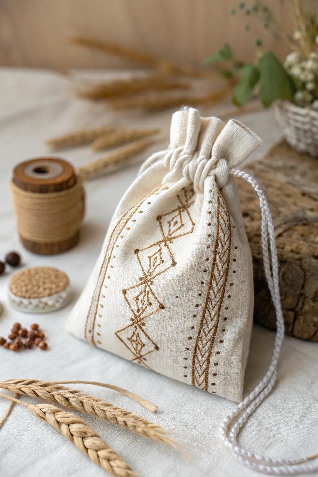 Charming Craftsmanship: Revel in the allure of self-made diminutive treat carriers, ideal for a snug Halloween nuance.