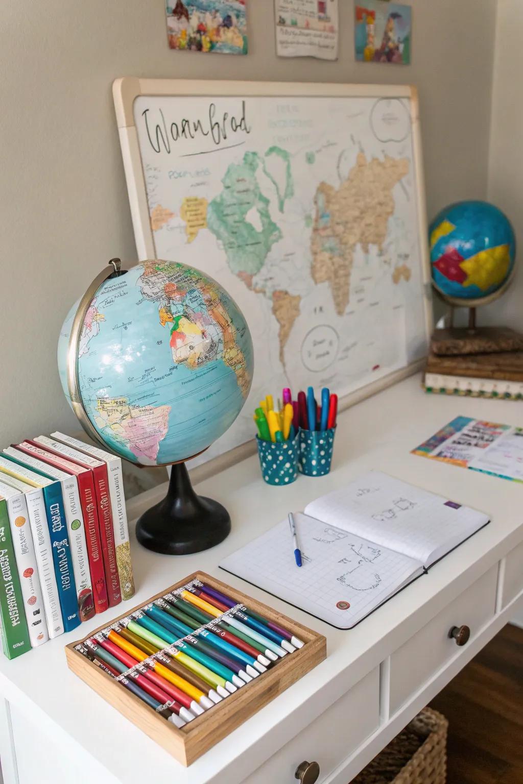 Hands-on accessories make learning more fun.