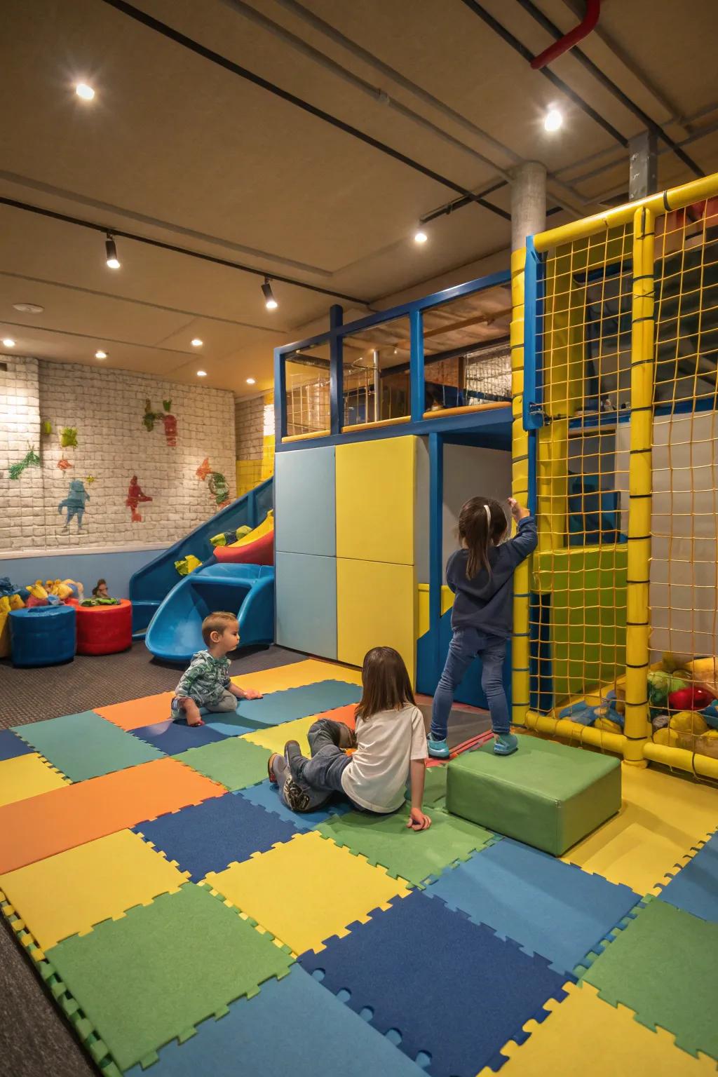 Cushion squares are perfect for playful and secure spaces.