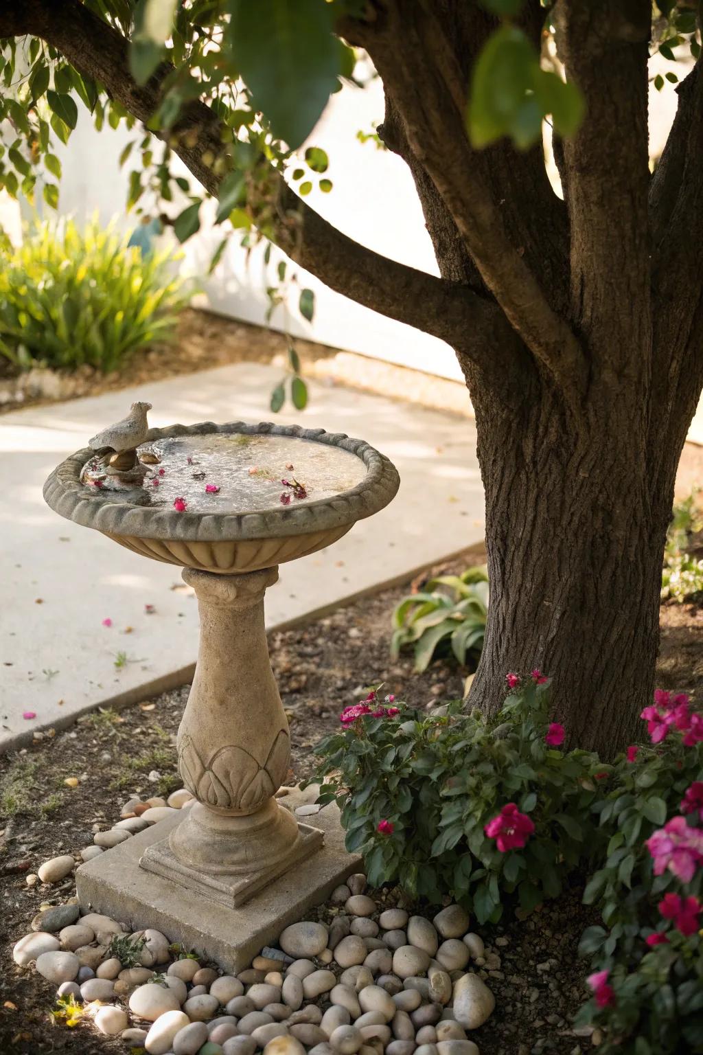 Water features bring a sense of life and calm to your garden.