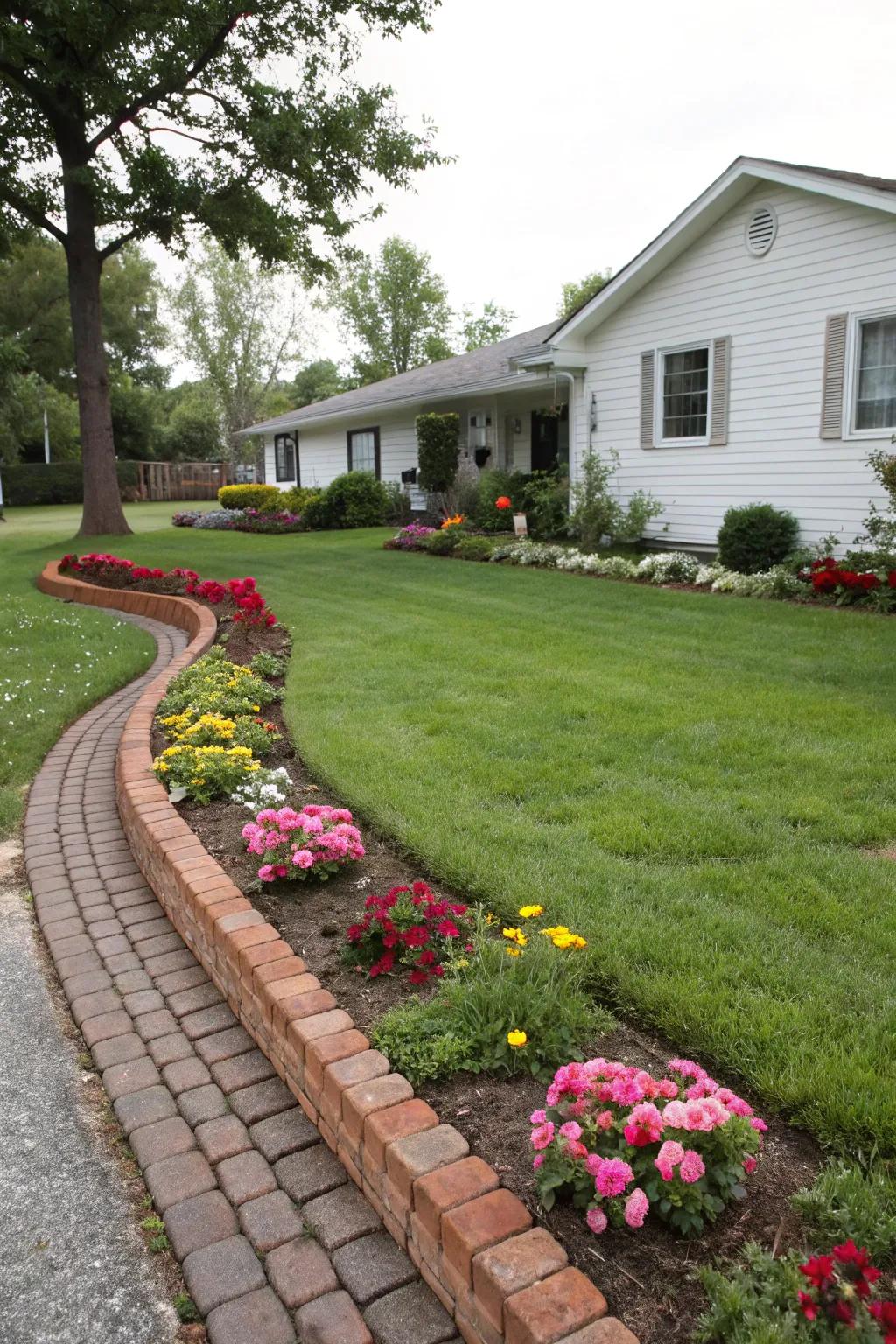 Edging gives the garden a pristine and refined finish.