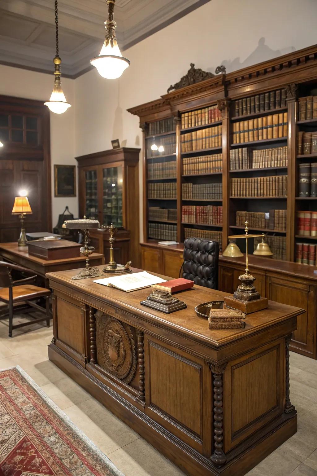 Conversation starters add personality to your space.