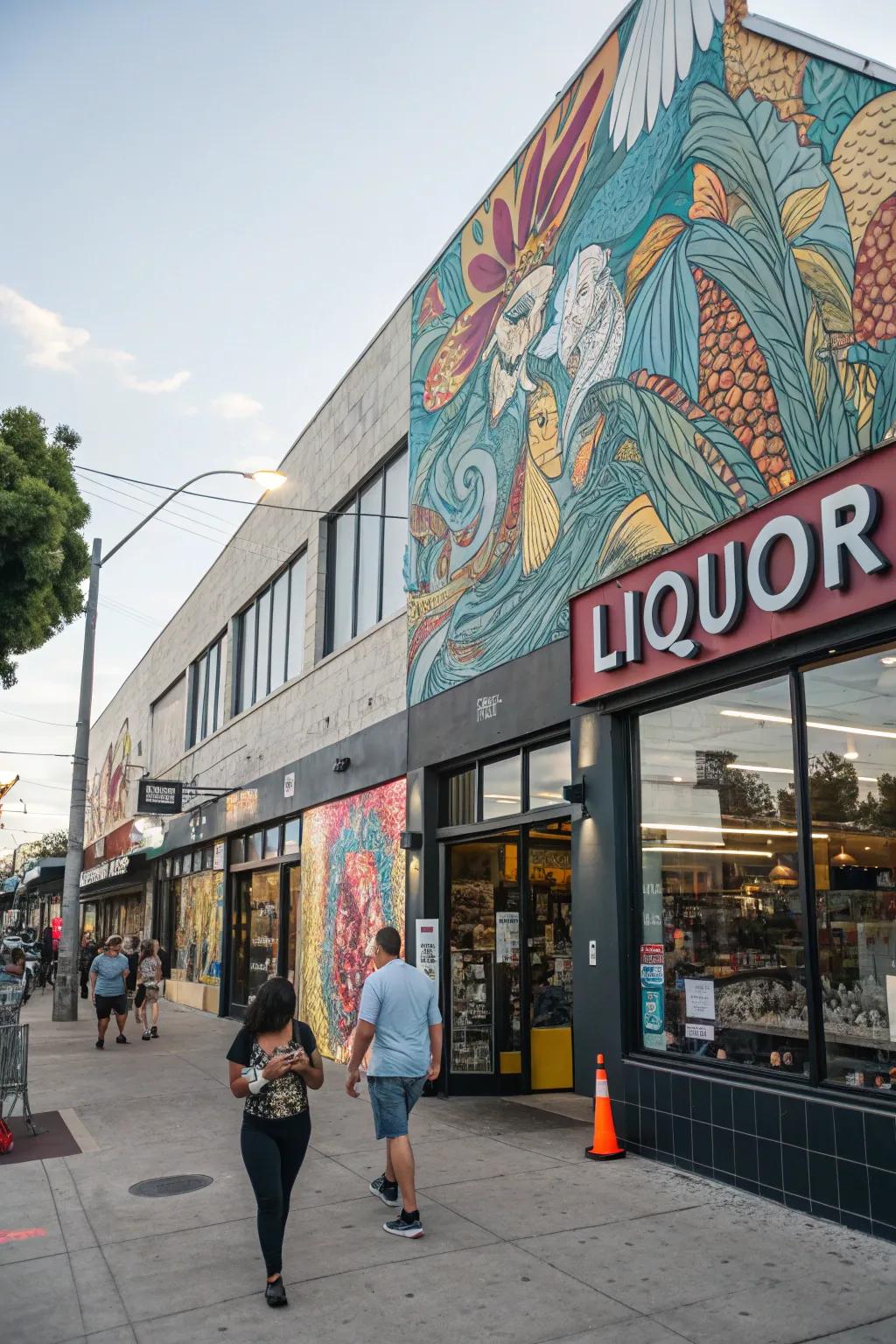 Murals make a statement that is memorable.