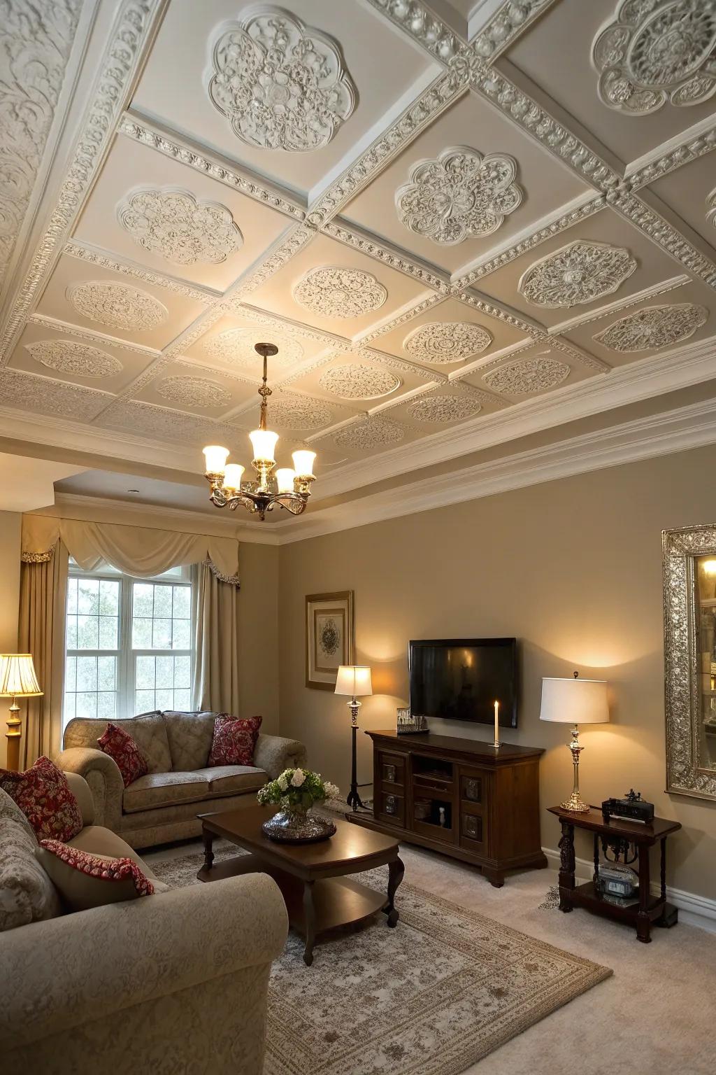 Understated details adding character to a living room.