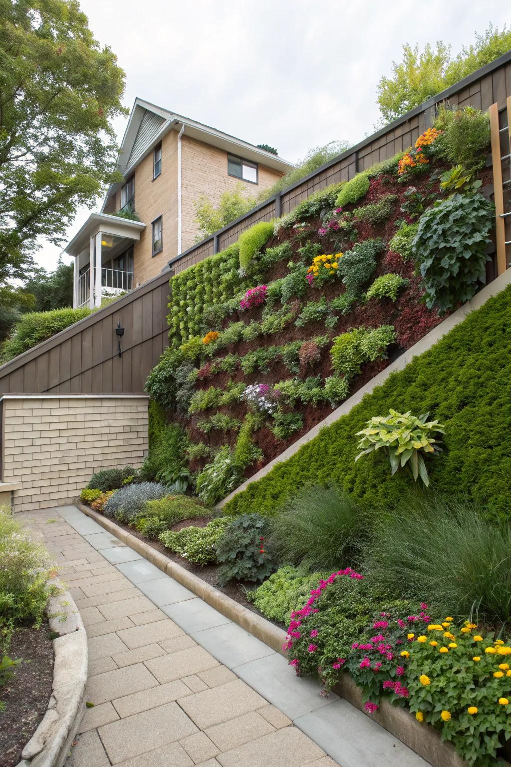 Upright gardens furnish an innovative and space-economizing remedy intended for gradients.