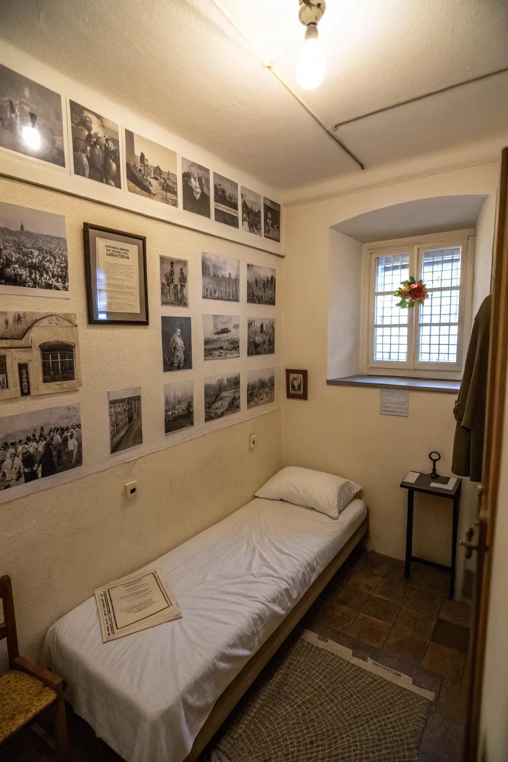 Black and white photos offer lasting charm.