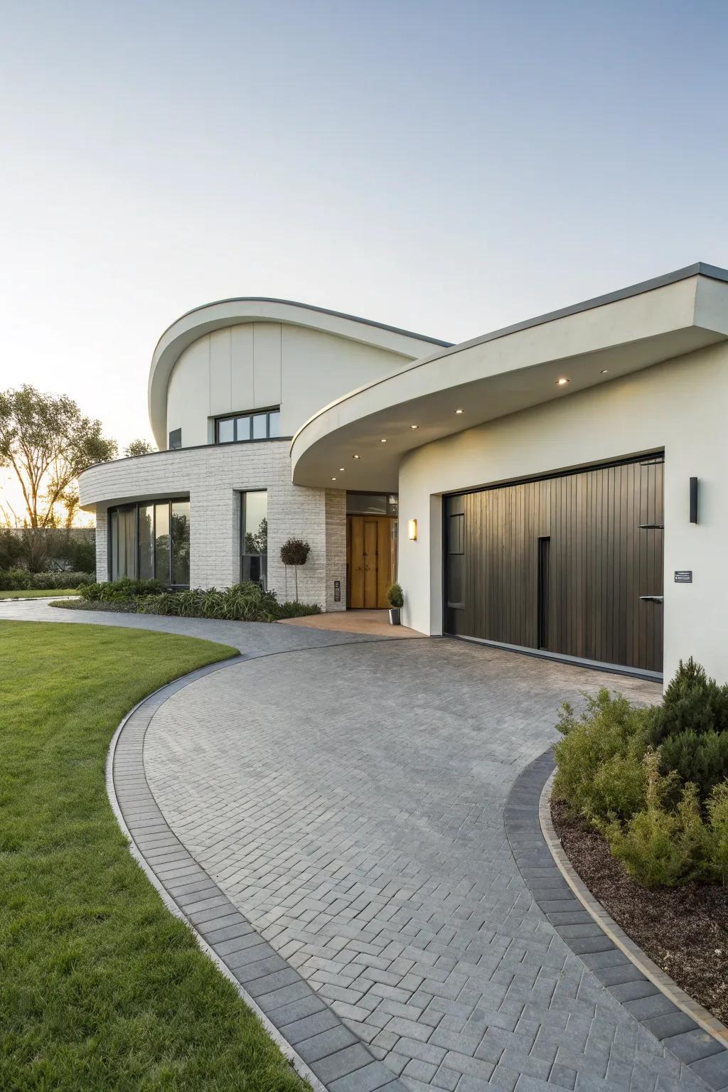 Curved designs add softness and elegance.