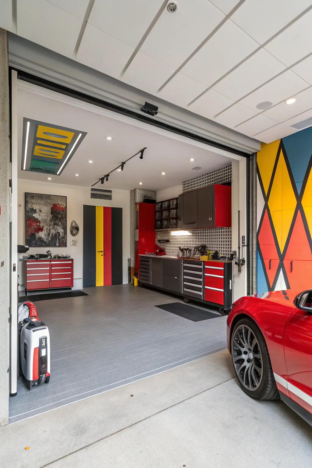 Add style with vibrant colors.