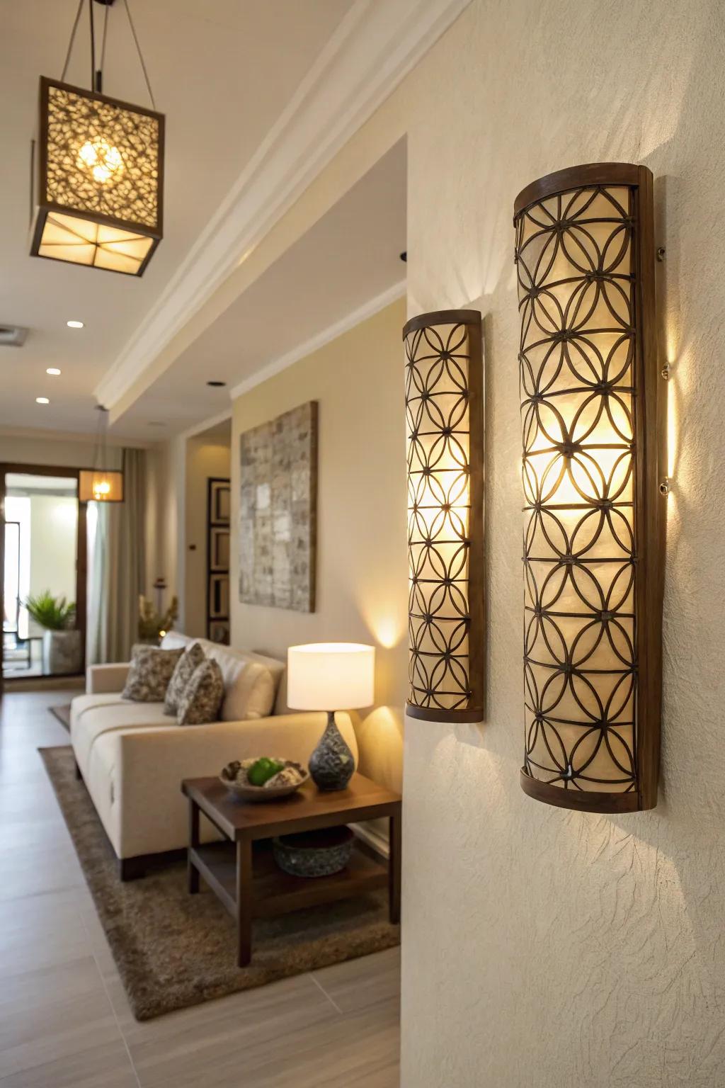 Eco-conscious sconces contribute to a sustainable and fashionable home.