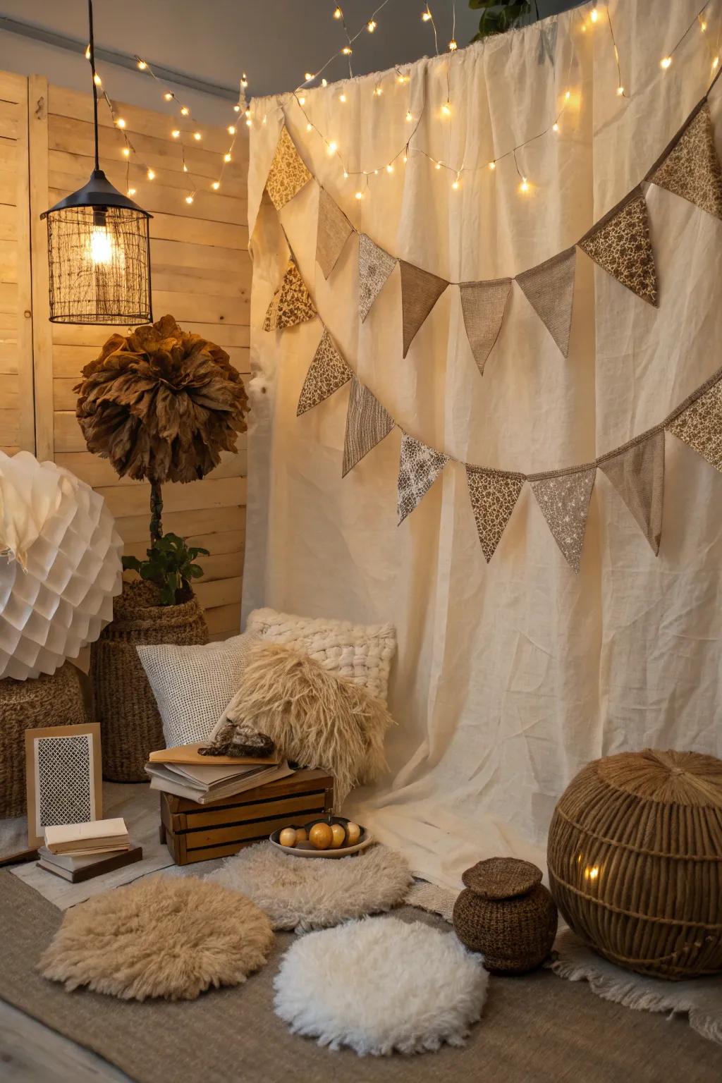 Celebrate sustainably with eco-friendly decor.